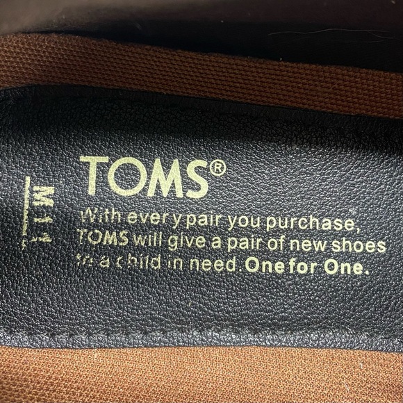 Toms Men's Dark Brown Tweed Chukka Boots SZ 11 CASUAL FALL CLASSIC - Picture 2 of 10